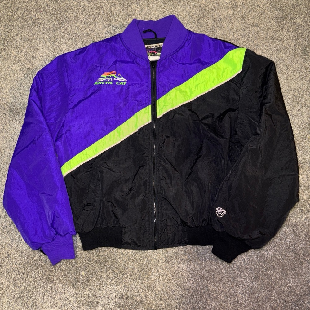Vintage Arctic Cat Women’s Snowmobile Jacket Sz XL Made In USA